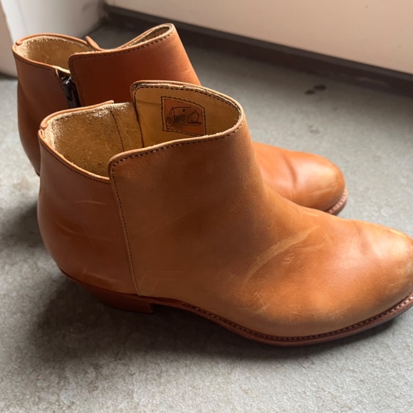 ADELANTE - Tan Leather Boots - Picture 2 of 8